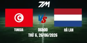 Tỷ Lệ Nhà Cái Tunisia Vs Hà Lan - Bảng F World Cup 06h00 26/06/2026